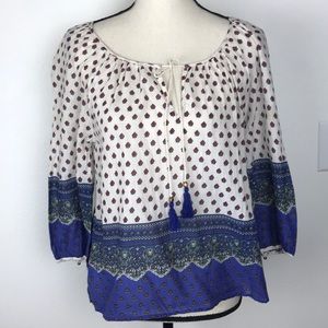 Forever21 Boho Top with Tassels